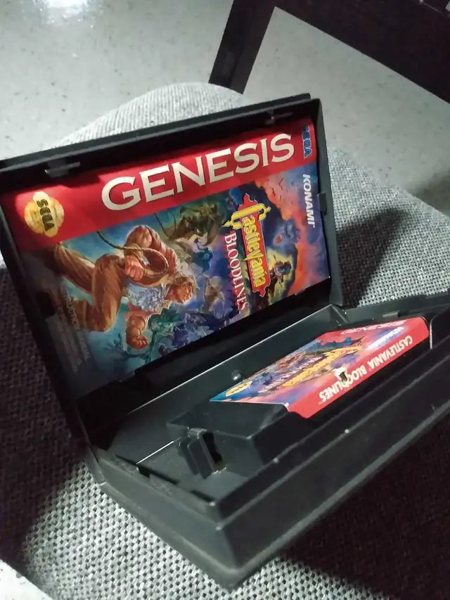 ✝️CIB SEGA Genesis CASTLEVANIA BLOODLINES see pics62863285068801122
