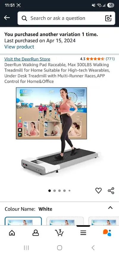 DeerRun Treadmill, View more