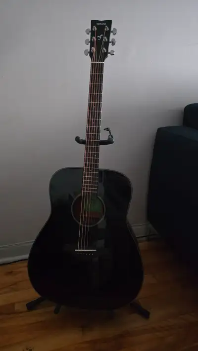 Yamaha FG800 Standard Acoustic Guitar, Black, View more