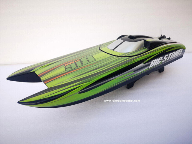 RC Racing Boat BIG STORM  RTR Brushless Electric Catamaran in Hobbies & Crafts in Belleville - Image 3