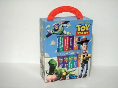 Cute & Classic little Toy Story book-block collection from 2009 - everything in excellent, gently lo...