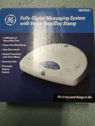 GE Digital Messaging System Answering Machine, View more