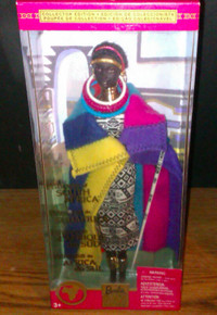 DOTW 'Princess of South Africa' Barbie 2002 New