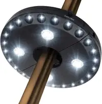 Patio Umbrella Light 3 Brightness Modes Cordless 28 LED Lights