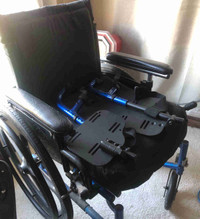 Adult wheelchair. Black &Blue. 