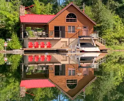 Dual cottage water access retreat. See details at: windylakecottage.com