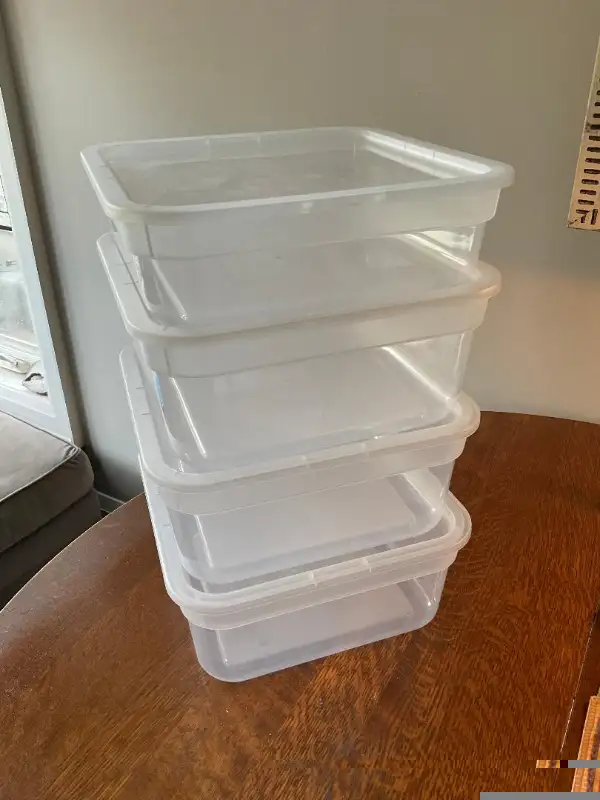 Containers - Clear (6) Various Sizes in Storage & Organization in Hamilton - Image 5