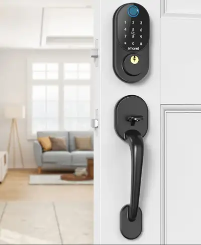 Smonet keyless entry deadbolt and handle set, View more
