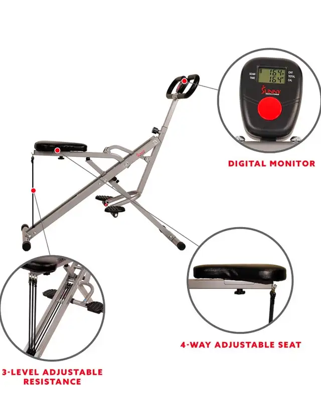 Squat Rower in Exercise Equipment in Winnipeg - Image 3