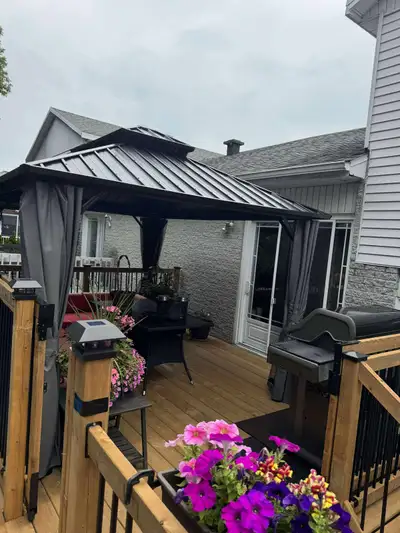 service assembleur de gazebo pergola cabanon , View more