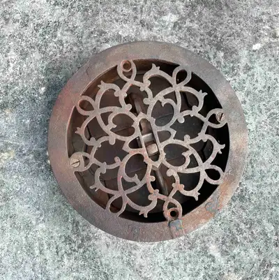 grate - antique pipe grate with louvers for sale - T918 F8 TivON, View more