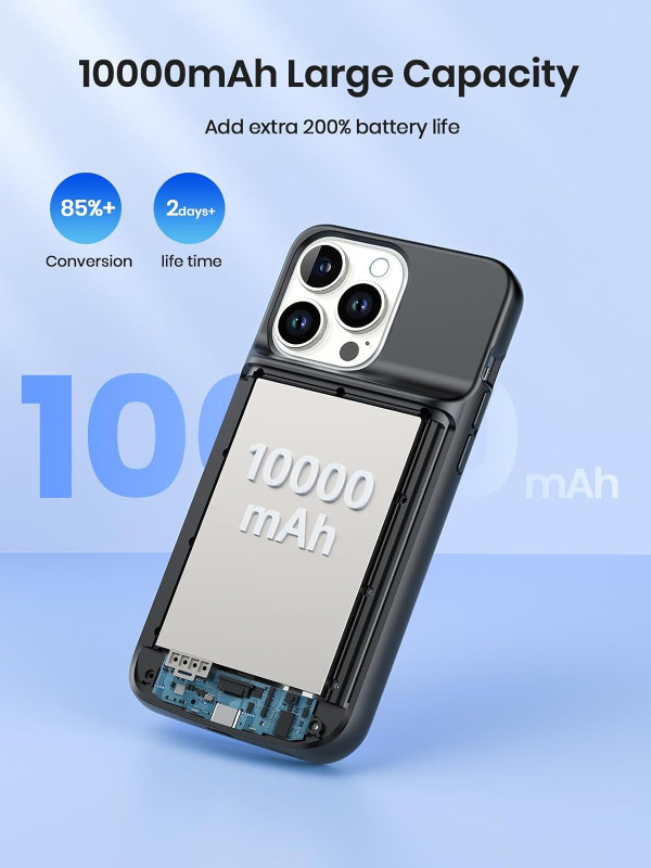 NEW: Battery Case for iPhone 15 Pro/iPhone 15 in General Electronics in Markham / York Region - Image 4