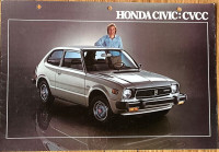 HONDA CIVIC AUTO BROCHURES FOR