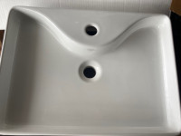 Lavabo neuf 51,5 cmX 37,5 cm, haut 9 cm