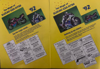 1992 Suzuki GSR-R750 Multi Page Ad