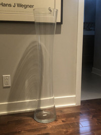 LSA Czech glass vase huge 100cm in height 