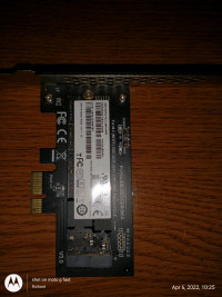 SanDisk m2 SSD 2280 w/adapter