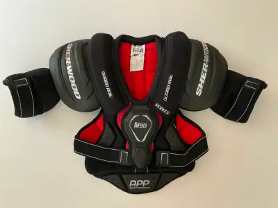 Équipement Hockey Jr Sherwood (Plastron Small + Jambières 11’’), View more
