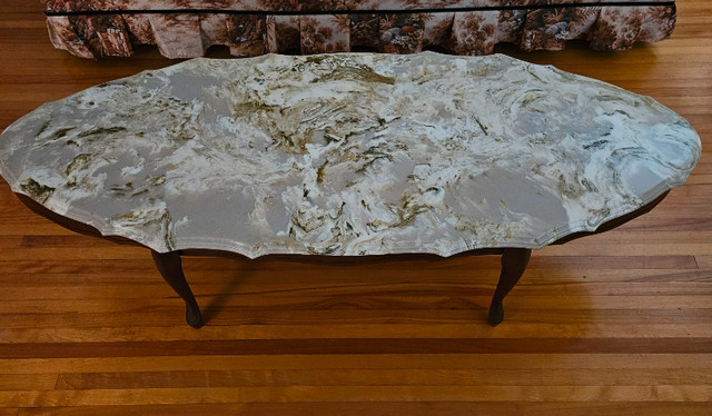 3 Piece marble top coffee table. in Coffee Tables in St. Catharines - Image 3
