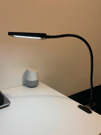 TROND LED Clamp Desk Lamp Task Light 9W 6000K Daylight 3Level Di