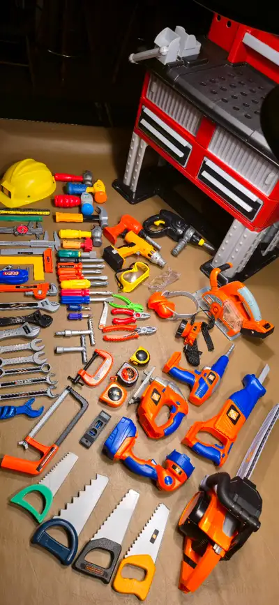Kids Toy Workbench Fully Loaded!, View more