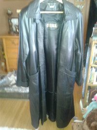 DANIER Full length Leather Coat