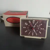 Horloge cadran électrique vintage avec alarme 