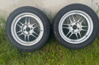 Set of 4 enkei rpf01 wheels 16" 4x100
