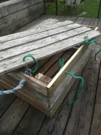 Wooden lobster crate