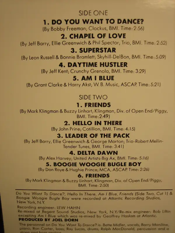 BETTE MIDLER - THE DIVINE MISS M  LP VINYL RECORD ALBUM in Arts & Collectibles in London - Image 4