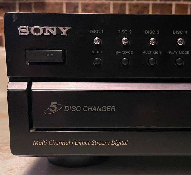 SONY SCD-CE595 Compact Disc SUPER AUDIO 5-CD Changer Player SACD in Stereo Systems & Home Theatre in Hamilton - Image 3