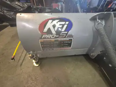 KFI Snow plow off 22 can am Quad with mount a few years old very well built awsome shape looks new s...