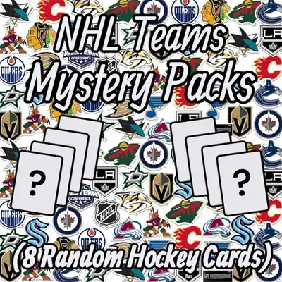 NHL Teams Mystery Packs (8 Random Hockey Cards specific to Team), View more