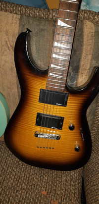 Jackson sunburst guitar 