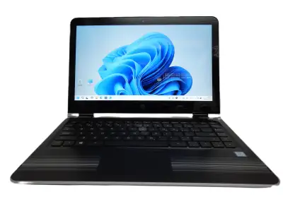 Laptop HP 2-en-1, Windows 11, Écran tactile, SSD, WiFi, BT, SDXC, View more