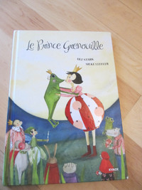 Grand album couverture rigide pour enfants: Le prince Grenouille