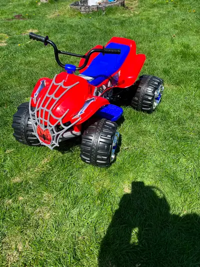 12 Volt Battery Operated Spider Man 4 Wheeler, View more