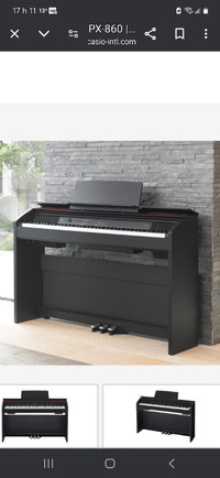 Piano électrique acoustique Casio Privia PX 860