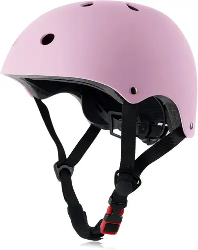 Pink Lightweight Adjustable Helmet for Skateboard, Bike, Scooter, View more
