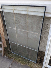 Sealed double glazed entry door insert window 36x22in