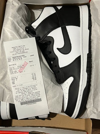 Nike Dunk High Black White Size 11.5.