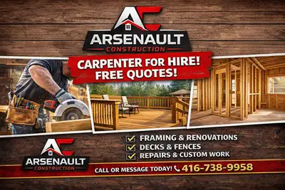 Skilled Carpenter for Hire – Free Quotes, View more