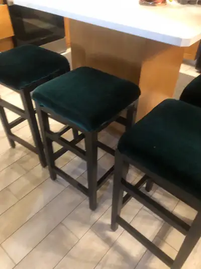 4 nice Bar Stools for $60  Located west end, View more