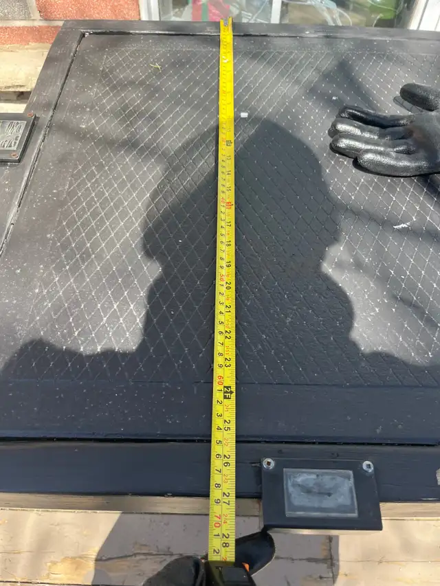 Outdoor Cast Iron Base and Concrete Top Table Approx 31 inches h in Patio & Garden Furniture in Oshawa / Durham Region - Image 7