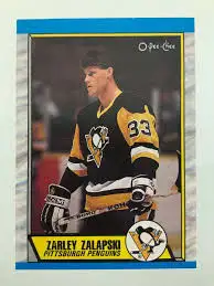 1989-90 Zarley Zalapski 168 OPC Pittsburgh Penguins, View more