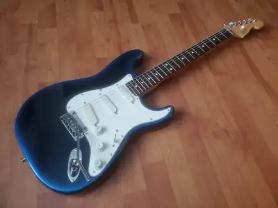 1994 Fender Strat Plus Deluxe, Blue Metallic Burst Stratocaster, View more