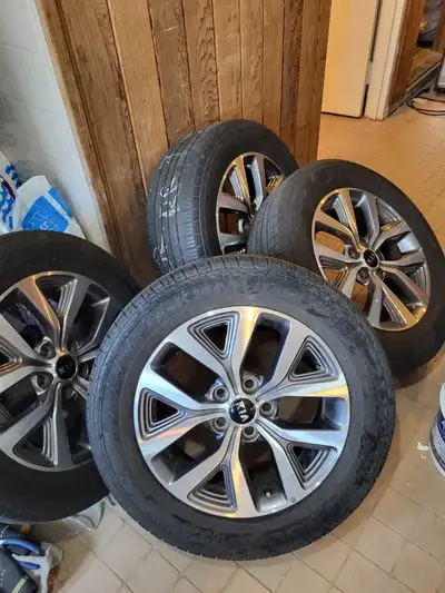 OEM RIMS ( ORIGINAL EQUIPMENT OF THE MANUFACTURER) , GREAT CONDITION BECAUSE I USED WINTER TIRES FOR...