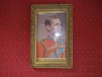 ANTIQUE " Pictures-King George VI-King George V/Queen Mary