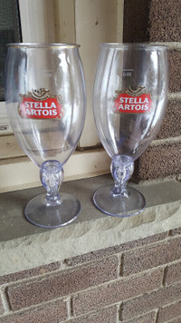 Stella Artois 50cl Hard Plastic Glasses (2)