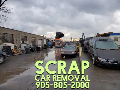 ♻️SCRAP JUNK CAR REMOVAL SERVICE♥️ 905-805-2000 Call or text the year make and model for a $ quotati...
